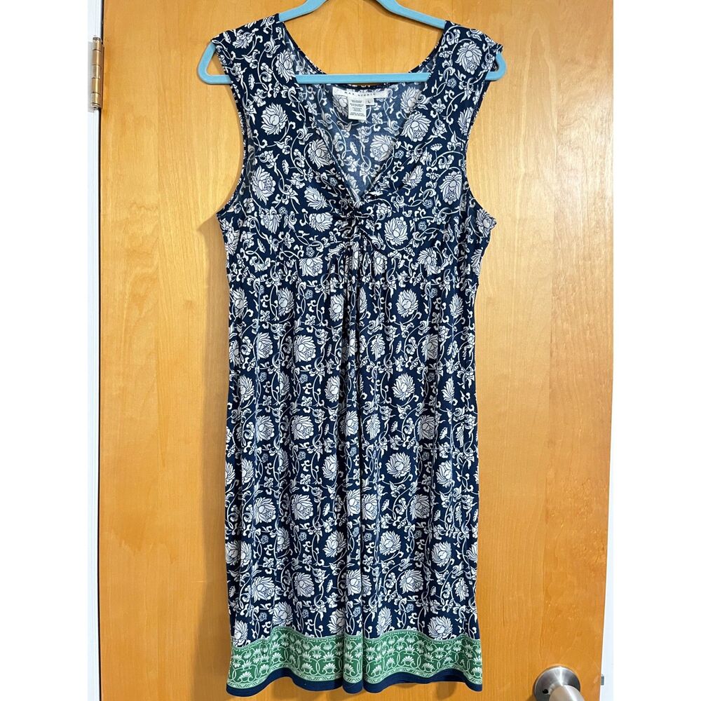 Midi length sleeveless dress